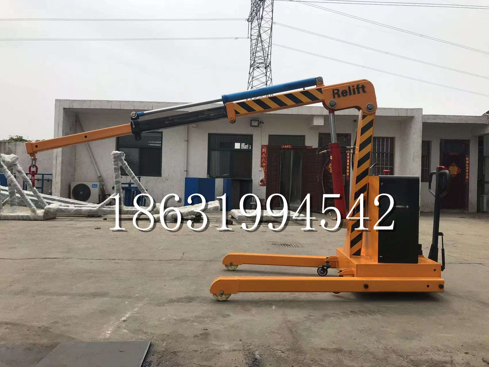 东洲区久征定做3吨三轮随车吊 农用园林绿化移树吊 平板工程用小吊机