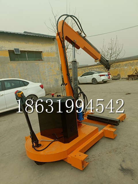 东洲区自卸车厢随车吊 自制轮式四不像起重机 四驱平板吊 5吨 贵盛